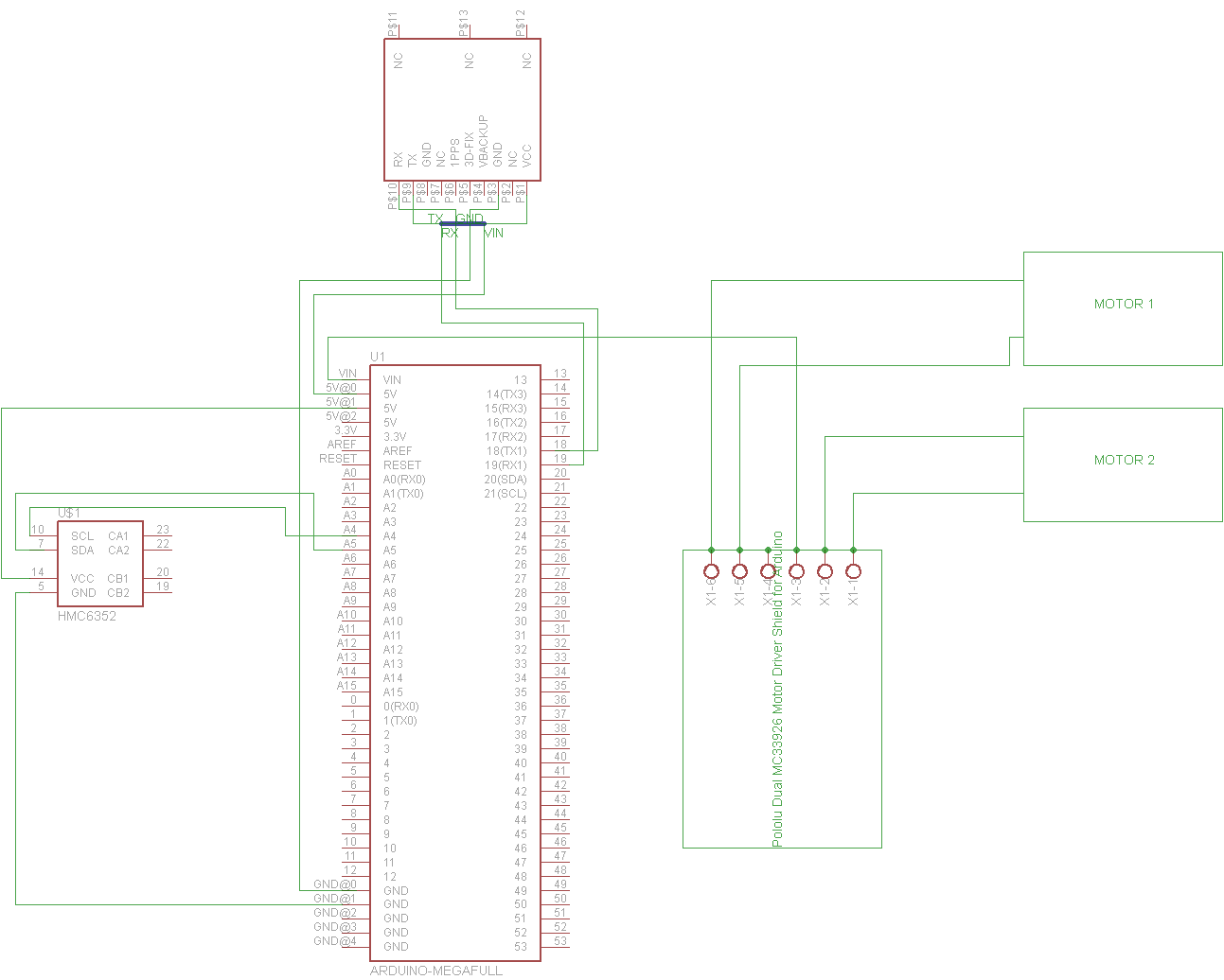 The Rover's Schematic: